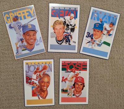 1991 1992 Sports Cards News Jumbo 5 X 8 Inserts - U pick - All Sports 