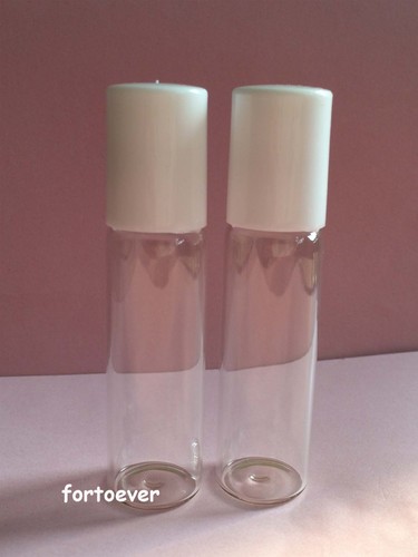 Bottiglia Profumo Liquido Vuota Ricaricabile 50pz 10ml Trasparente Roll On Roller Ball - Foto 2 di 2