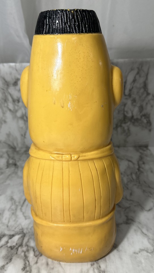 Vintage 1971 Sesame Street Bert Large Plastic Coin Bank NY Prod Corp