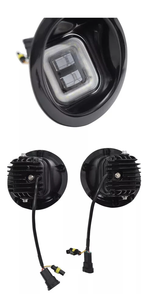 Par de luces antiniebla delanteras LED para Land Rover Discovery 4 LR4 2010-2013 Foto 4 de 4