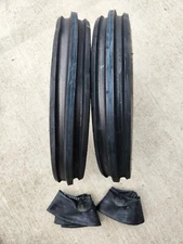 2 - 5.00-15 6P Deestone D401 Tri Rib F-2 TIRES and TUBES DS5121 500-15 500/15