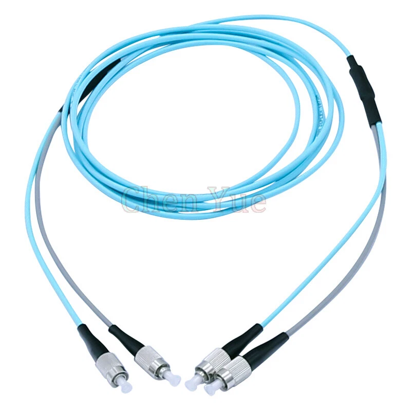 150M 10G OM3 Fiber Patch Cord FC-FC 3.0mm MM 50/125 Duplex Armored Fiber Cable - Image 3 of 4