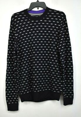 Ted Baker London Men's Crewneck Wool Blend Long Sleeve Arrlo Slim Fit Sweater