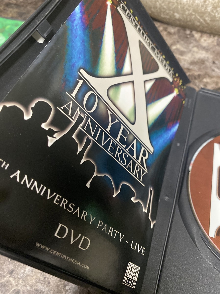 Century Media X 10 Year Anniversary (DVD, 2002) FREE