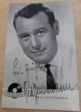 Fred Bertelmann *Sänger**Schlager* orig. sign. Autogrammfoto 1961/62 Polydor