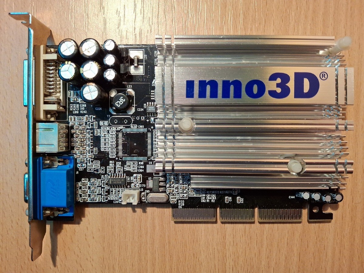 Graphics video card nVidia GeForce FX 5200 Inno3D (AGP 8x, 128Mb