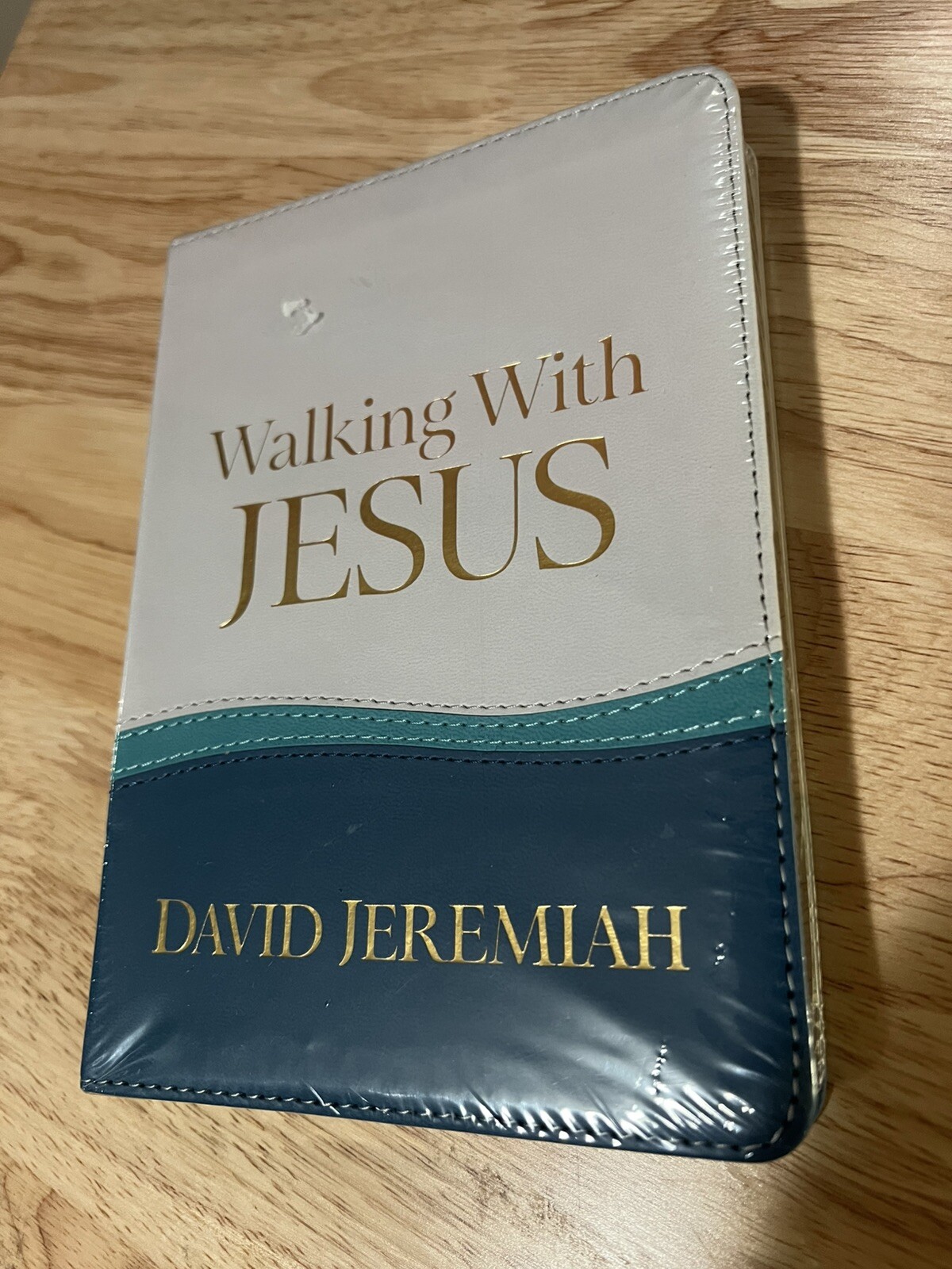 New Sealed Softcover Leatherbound Walking with Jesus by David Jeremiah
