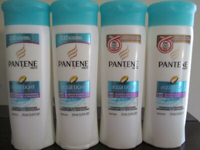 4 Pantene Pro-V AQUA LIGHT 2-in-1 Shampoo & Conditioner Weightless Nourishment