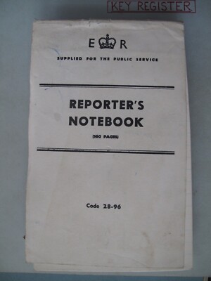 Vintage Notizbuch - Reporter's Notebook - Code 28-96