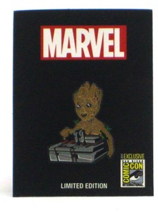 Guardians Of The Galaxy 2017 SDCC Exclusive Groot & Bomb Enamel Pin Limited 1000
