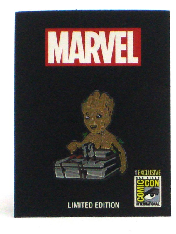 Guardians Of The Galaxy 2017 SDCC Exclusive Groot & Bomb Enamel Pin Limited 1000