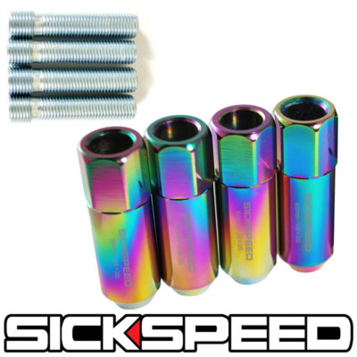 Premium Neo Chrome Steel Lug Nuts 12x1.5 for Enhanced Performance main image 1