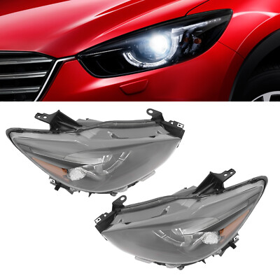 For 2013-2016 Mazda CX-5 Headlights Adaptive LED Headlamps w/AFS