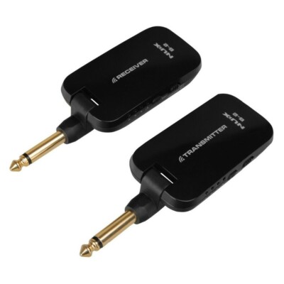 NUX B2 2.4GHz wireless system Gitarrensender mit gebrauch spuren.