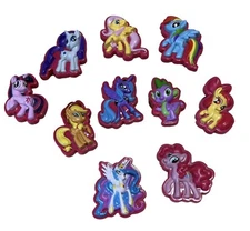 10 MY LITTLE PONY THE MOVIE SUTION CUP PONIES