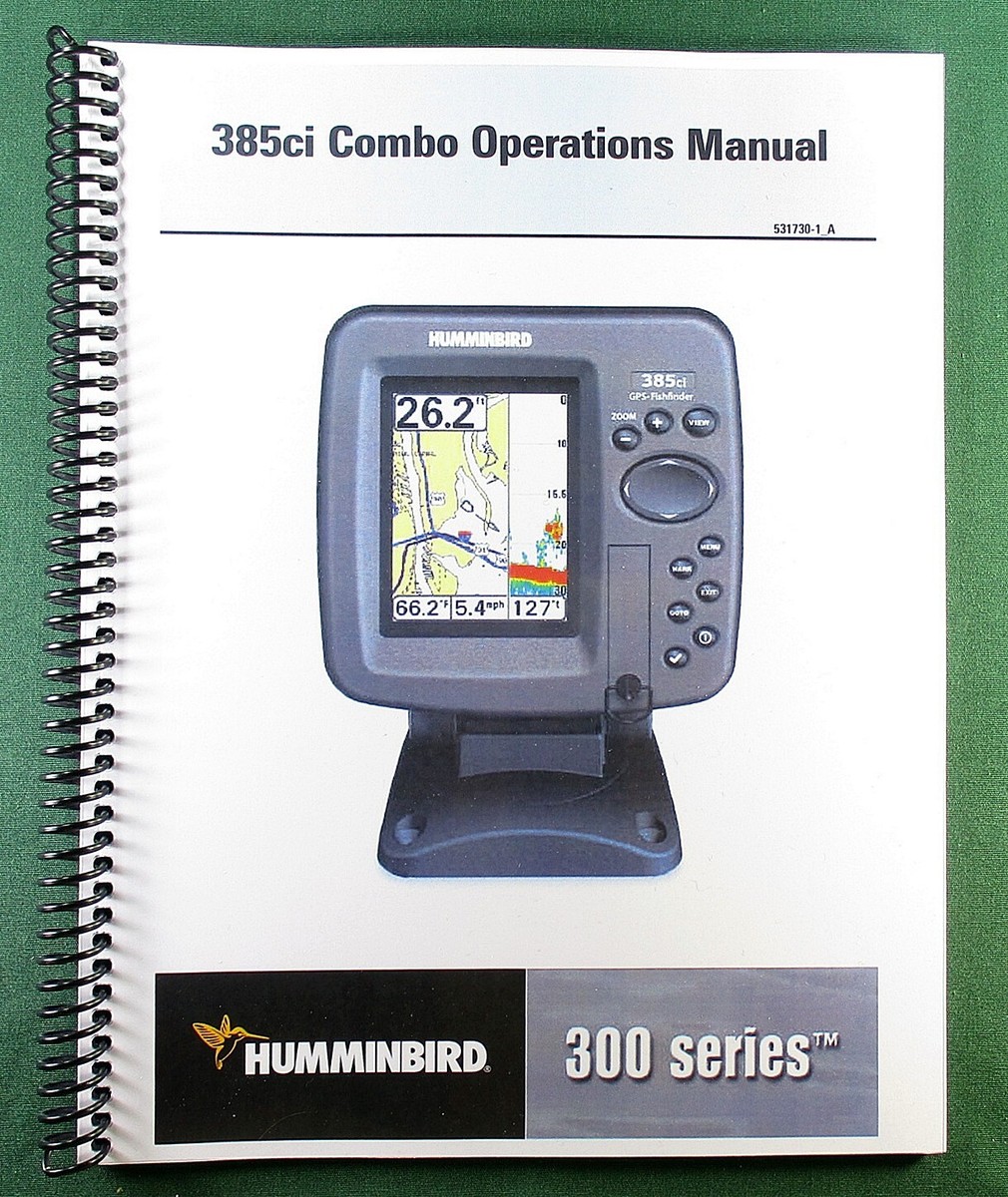 Humminbird 385ci Combo Instruction Manual: Full Color Protective Covers