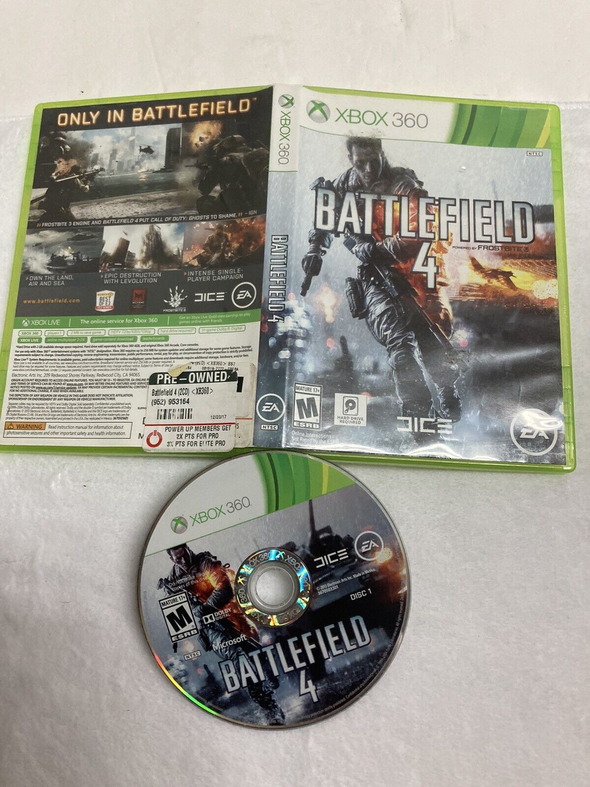 EA Battlefield 4 - Action/Adventure Game - DVD-ROM - Xbox 360