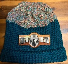 Disney Inspired Star Wars Mandalorian patch says: (this is the way) glows hat