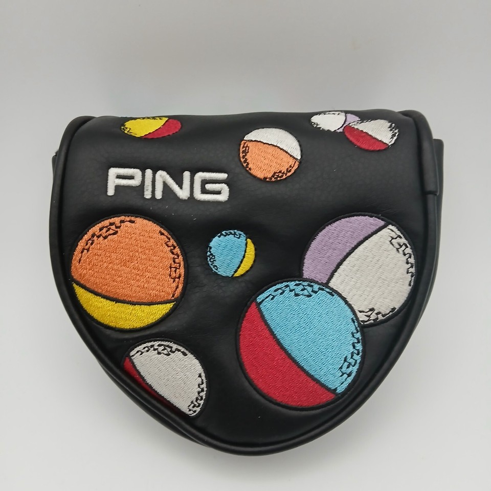 Ping Vintage Strobic Mallet Putter Cover Golf Club Headcover 2 Color