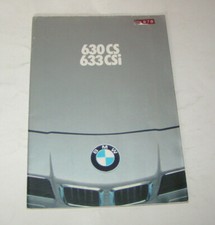 Prospekt / Brosch&uuml;re BMW 630 CS / 633 CSi - E24 - Edition 1977