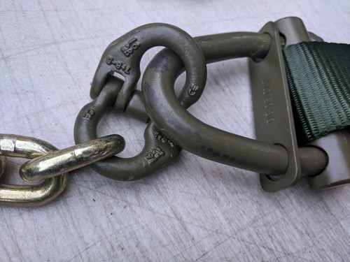 Spanset 6m 2500kg Load Restraint Ratchet Tie Down 50mm Defence Unimog G70 - Picture 4 of 8