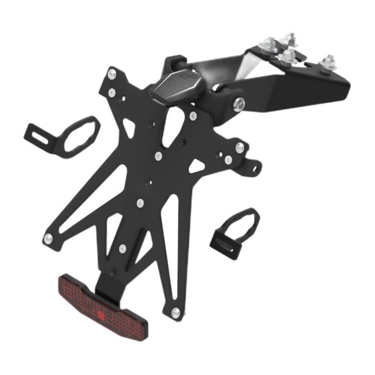 Set License Plate Holder Adjustable LIGHTECH B3 for Kawasaki Ninja