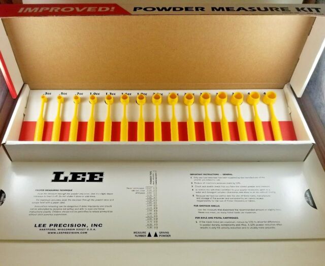 Lee Pro 1000 Powder Measure Chart