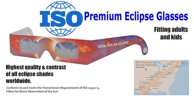 Spain Total Eclipse 2026 Bulk 500 Premium Eclipse Glasses from TSE17 AAS listed