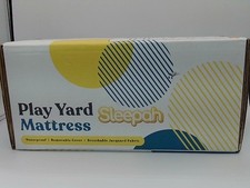 Sleepah Pack N Play Mattress Pad Crib 38x26x1.5" With Waterproof Cover