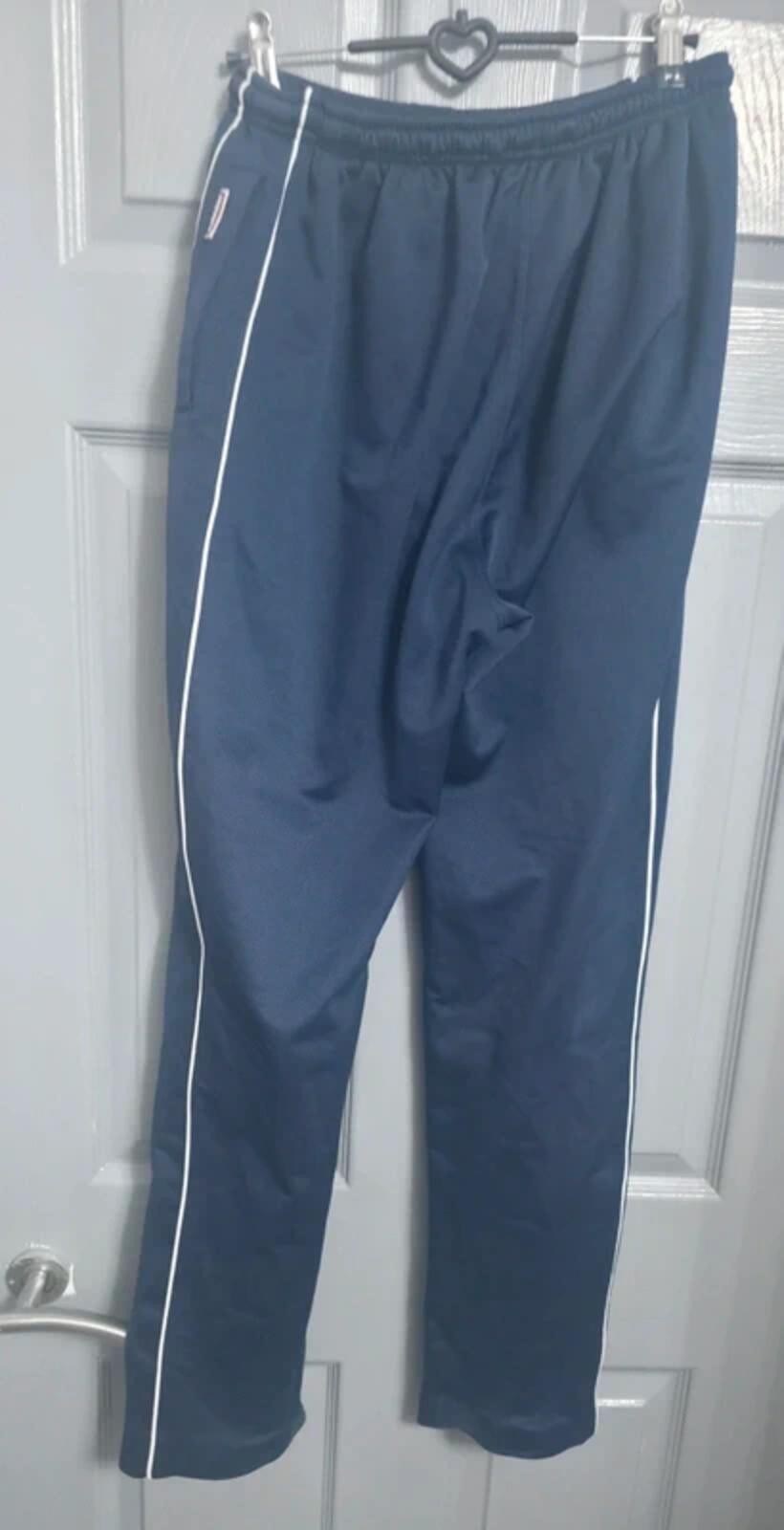 Surridge Navy Blue Piping Tracksuit Bottoms - Size M image 2