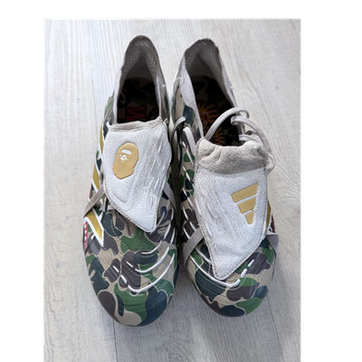 adidas Predator Elite, faltbare Zunge, FG, Bape, Camouflagefarben, Schuhgröße 43