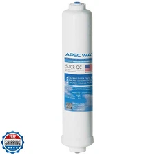 APEC Water Systems 5-TCR-QC US MADE 10" Inline Carbon Filter with ¼” Quick Co
