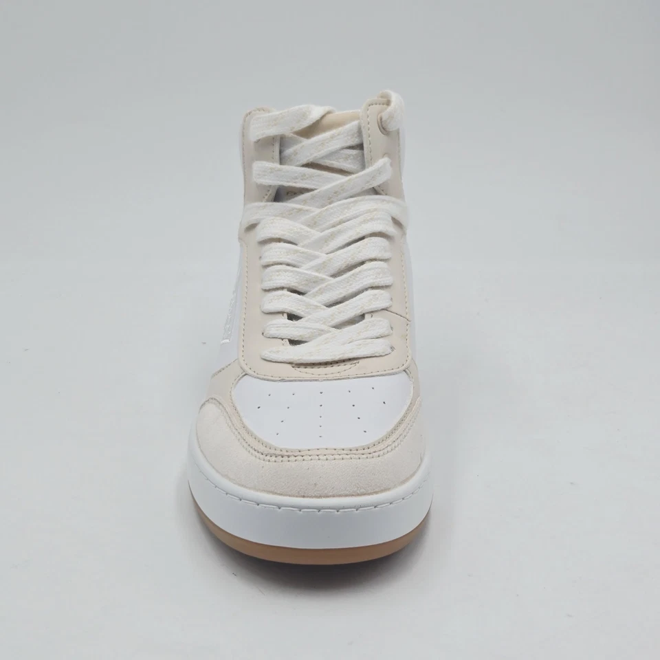 Chaussures Femme Guess 36 Baskets Blanc Beige Cuir Synthétique 01MA - Photo 4/4