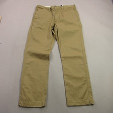 Polo Ralph Lauren Pants Mens 32/30 Chino Pockets Straight Fit Brown Casual