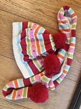 Gymboree Striped Hat And Scarf