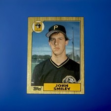 Topps Traded 1987 Base Set #111T John Smiley Pittsburgh, MINT, AI Grade 9