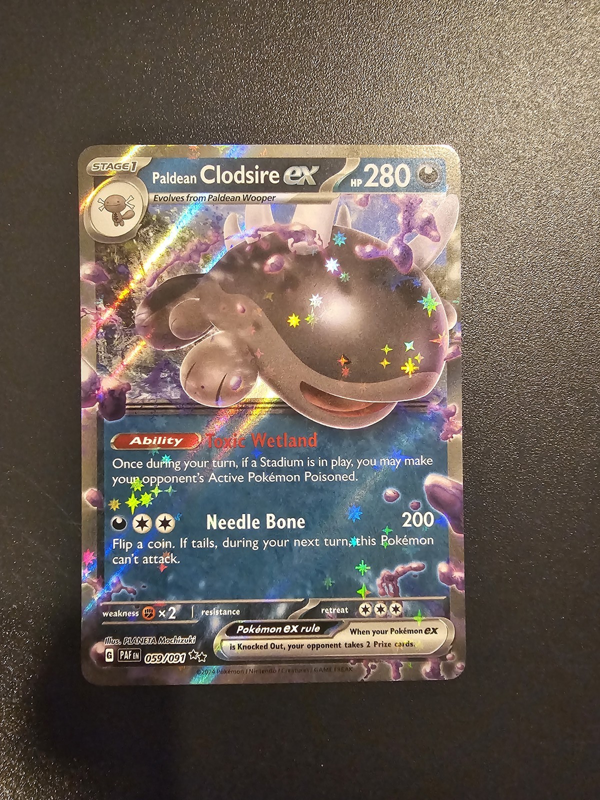 SV02: Paldea Evolved #130/193 Paldean Clodsire ex