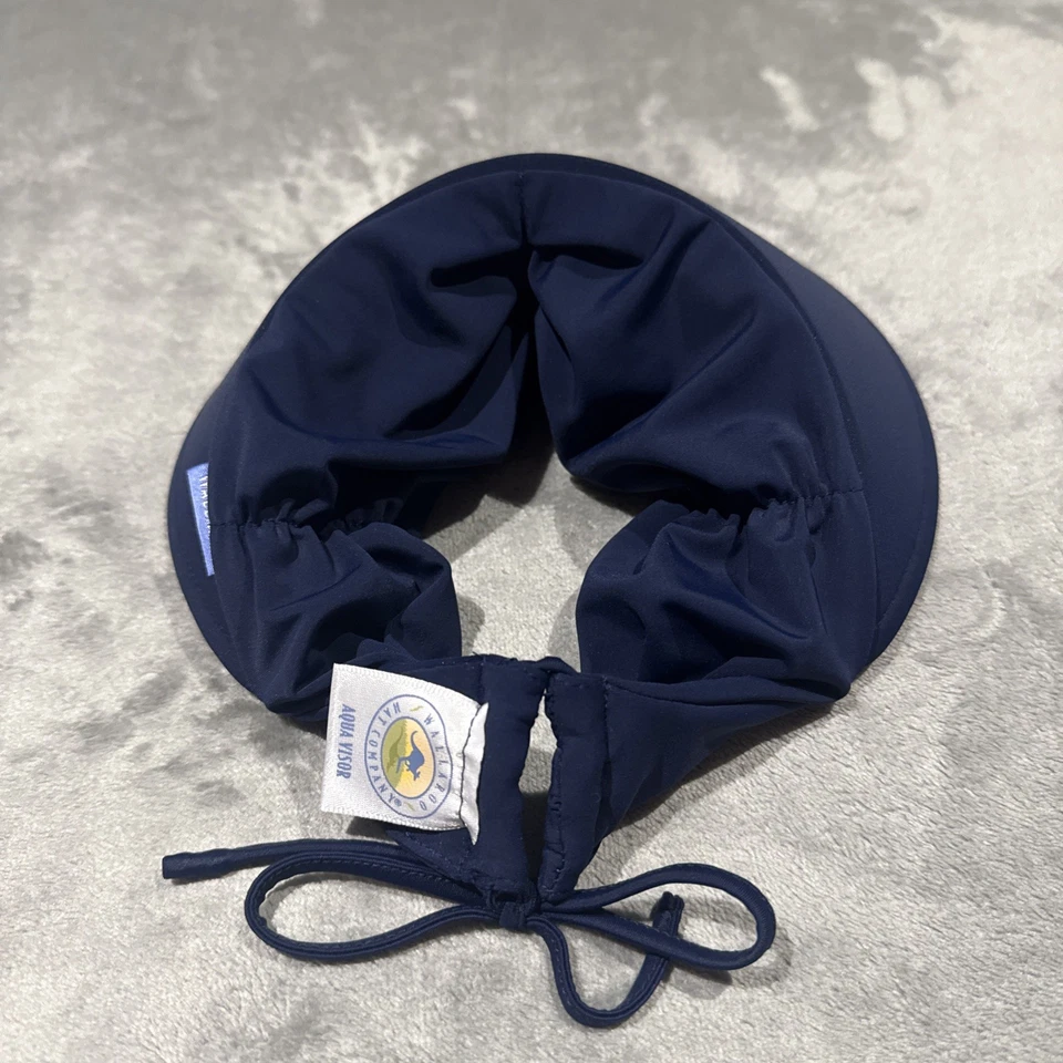 Wallaroo Aqua Visera Ala Ancha Sombrero de Playa Azul Marino Natación Protección Solar UPF 50+ Foto 4 de 4
