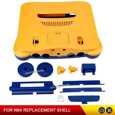 N64 Full Replacement Console Shell Housing Yellow and Blue Nintendo 64