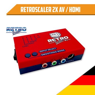RetroScaler2x Upscaler PS2 N64 SNES NES AV S-Video Component zu HDMI