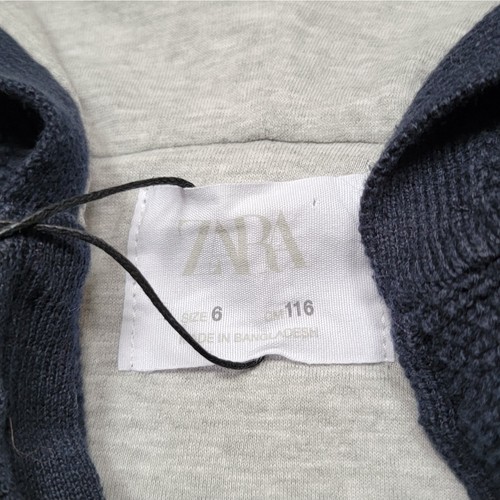 NWT Zara Knit Zip-Up Sweater Hoodie - Picture 2 of 4