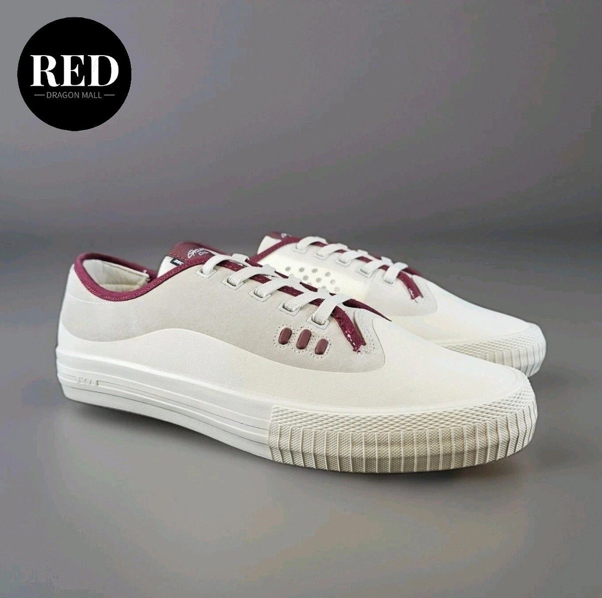 Globe Gillette in Cream Pomegranate Skate Shoes - Men display picture 1
