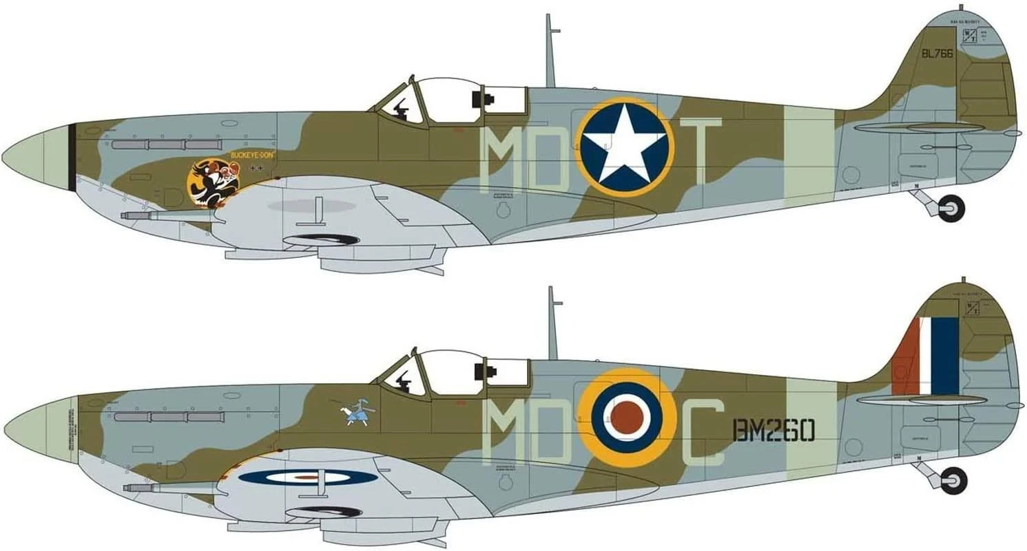 Airfix Supermarine Spitfire Mk.Vb 1:48 Scale Plastic Model Plane Kit A05125A