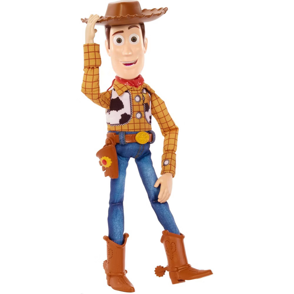 Disney Toy Story Roundup Fun Woody Doll 30+ Phrases Iconic Western Outfit