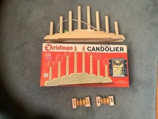 christmas 8 light candolier