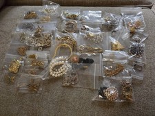 Jewelry Lot 1928 Brand Sarah Coventry AJC Trifari Time & Tru 925 Silver