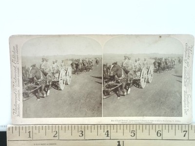Lord Roberts' Ammunition Columns Stereoview Underwood & Underwood 1900s South