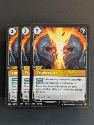 Riftbound - 3x Facebreaker - Playset