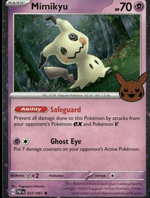 Mimikyu - (Cosmos Holo) Trick or Trade 2024 037/091 English NM