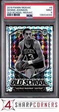 2019 PANINI MOSAIC OLD SCHOOL PRIZM #6 DENNIS JOHNSON HOF POP 1 PSA 9